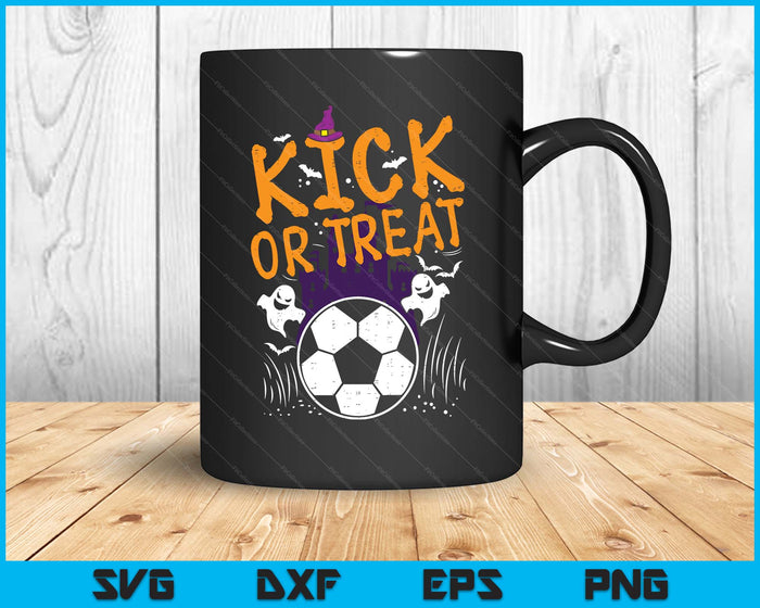 Halloween Soccer Kick Or Treat Football Costume SVG PNG Digital Printable Files