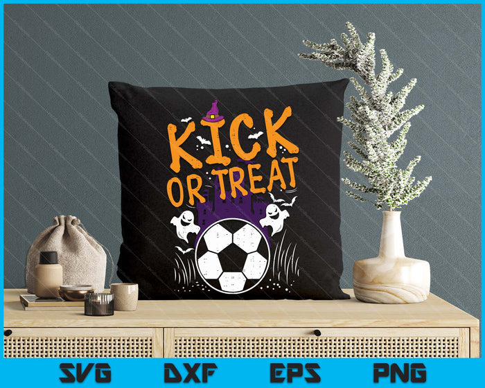 Halloween Soccer Kick Or Treat Football Costume SVG PNG Digital Printable Files