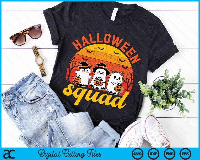 Halloween Squad Cute Costume Halloween SVG PNG Digital Cutting Files