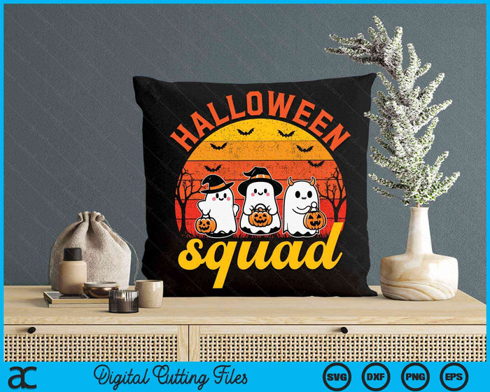 Halloween Squad Cute Costume Halloween SVG PNG Digital Cutting Files