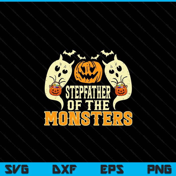 Halloween stepfather of monsters family costume SVG cut file