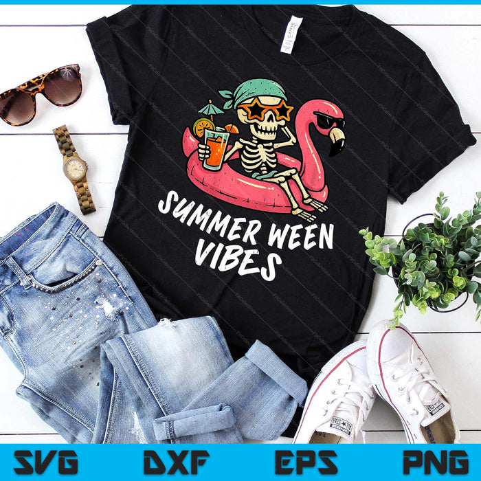 Halloween Summer Ween Skeleton Float Costume SVG PNG Digital Printable Files