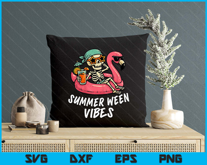 Halloween Summer Ween Skeleton Float Costume SVG PNG Digital Printable Files