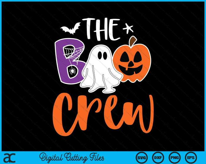 Halloween The Boo Crew Trick or Treating SVG PNG Digital Cutting Files