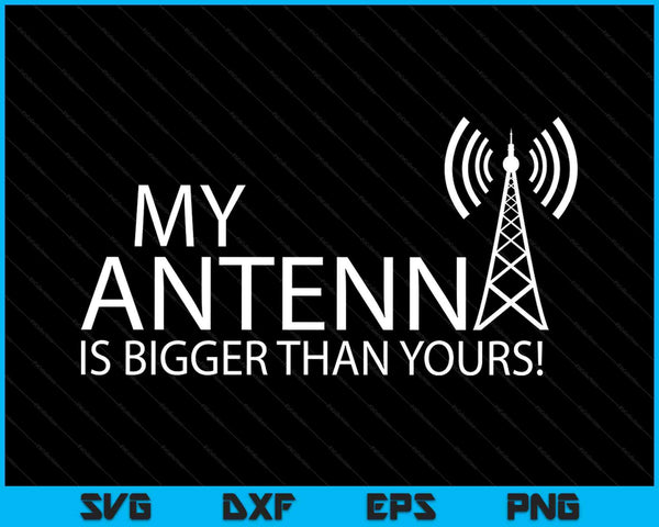 Ham radio morse code cb radio nerdy geek cw operator SVG cut file
