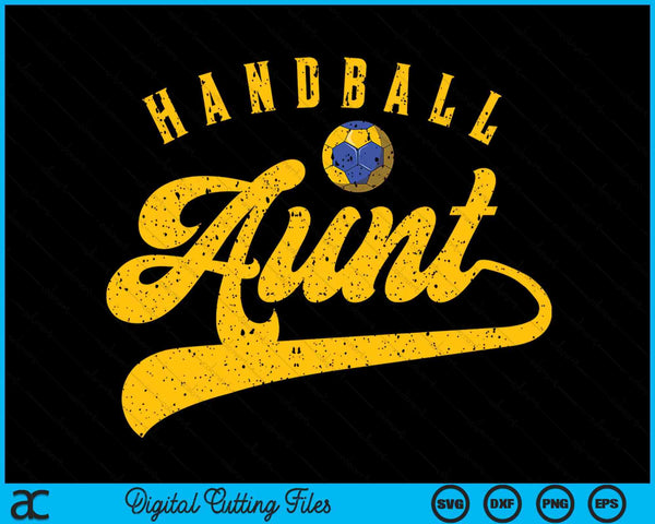 Handball Aunt SVG PNG Digital Cutting File