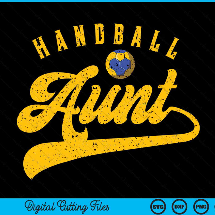 Handball Aunt SVG PNG Digital Cutting File