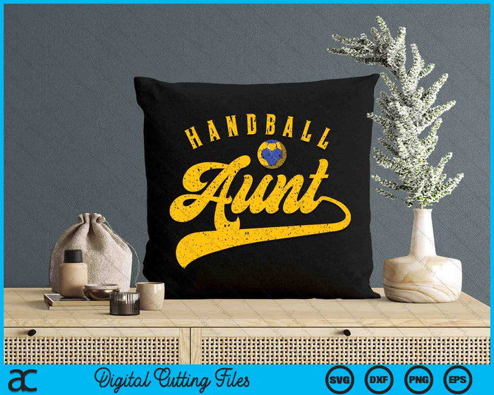 Handball Aunt SVG PNG Digital Cutting File