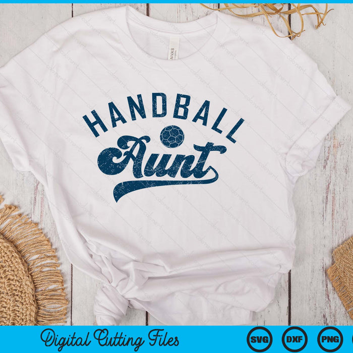 Handball Aunt SVG PNG Digital Printable Files