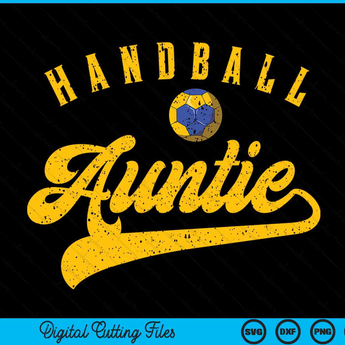 Handball Auntie SVG PNG Digital Cutting File