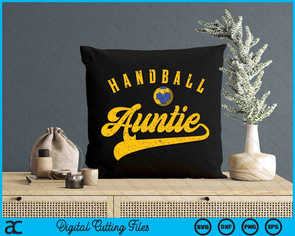 Handball Auntie SVG PNG Digital Cutting File