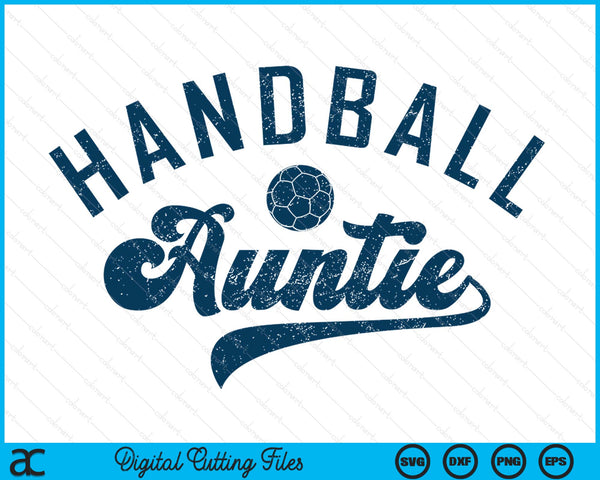 Handball auntie SVG cut file