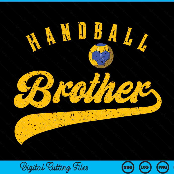 Handball Brother SVG PNG Digital Cutting File