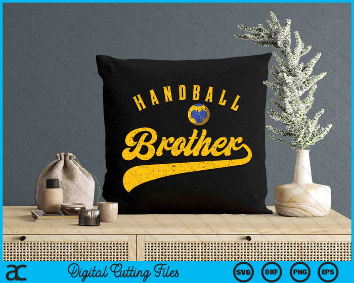 Handball Brother SVG PNG Digital Cutting File