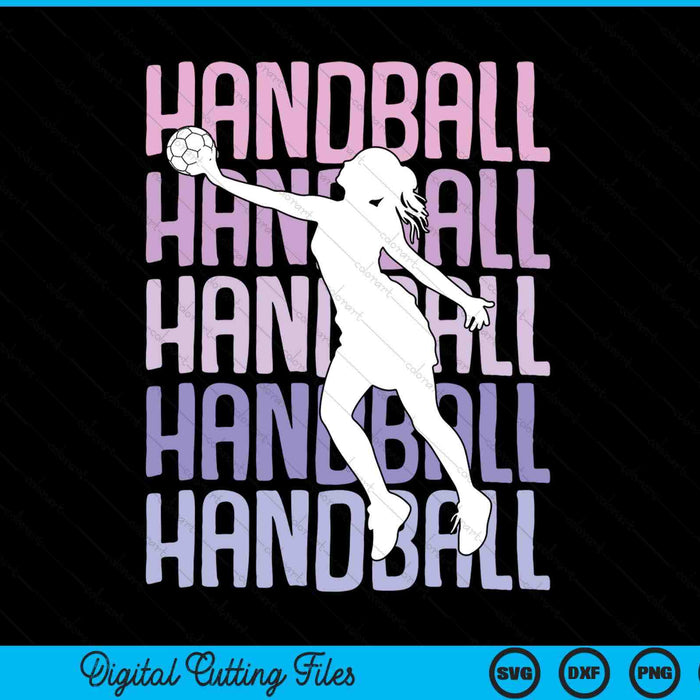 Handball SVG PNG cut file for Cricut