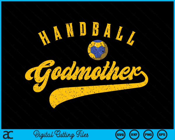 Handball Godmother SVG PNG Digital Cutting File