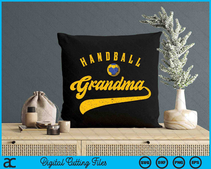 Handball Grandma SVG PNG Digital Cutting File