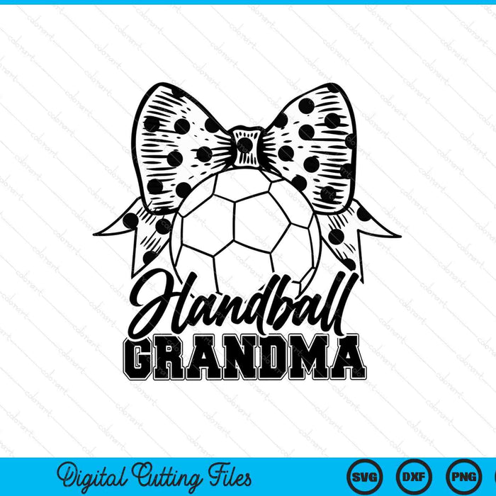 Handball grandma game day Mother's Day SVG cut file