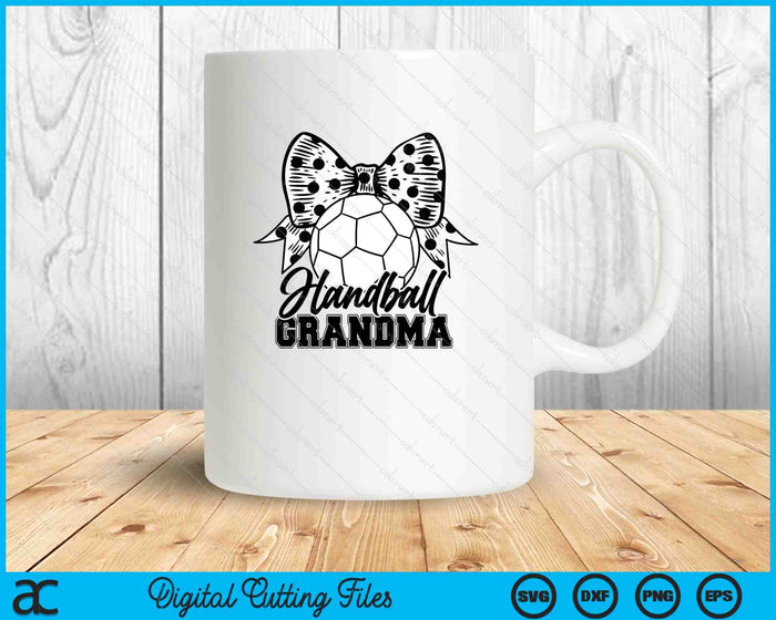 Handball Grandma Game Day Mother's Day SVG PNG Digital Printable Files