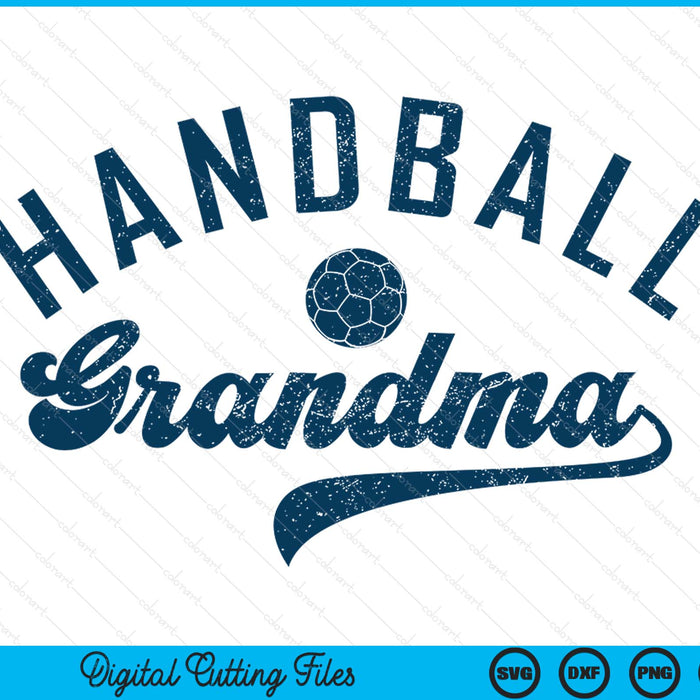 Handball grandma SVG PNG cut file for Cricut