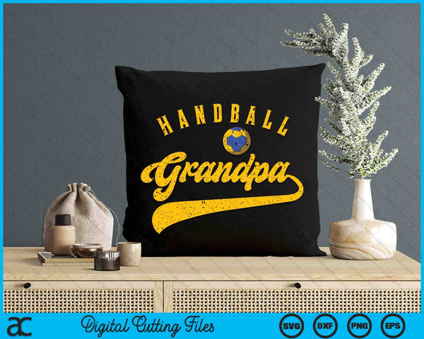 Handball Grandpa SVG PNG Digital Cutting File