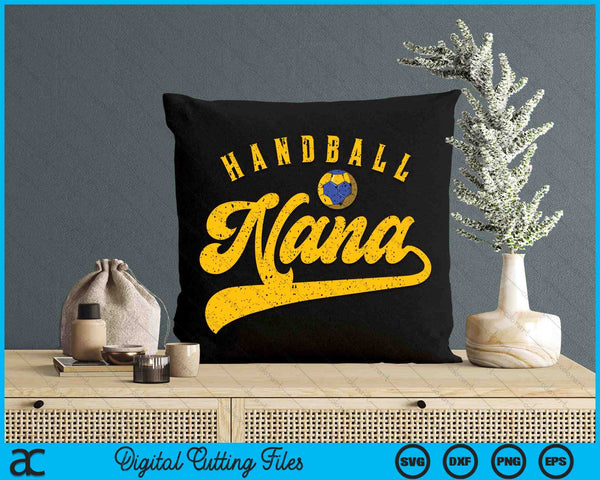 Handball Nana SVG PNG Digital Cutting File