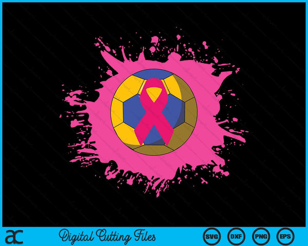 Handball Pink Ribbon Breast Cancer Awareness SVG PNG Digital Cutting Files