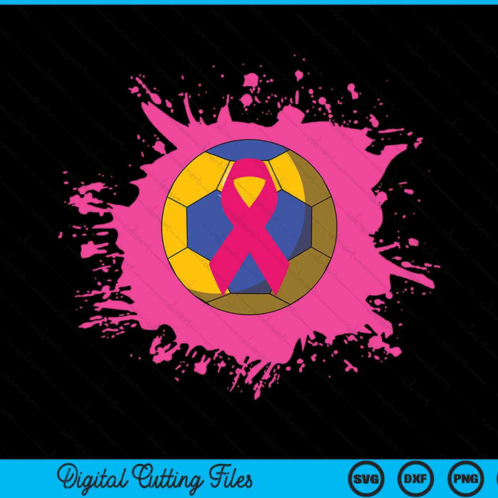 Handball pink ribbon breast cancer awareness SVG PNG cut file for Cricut
