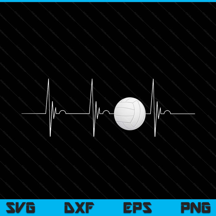 Handball player heartbeat EKG pulse whiffle ball game SVG cut file