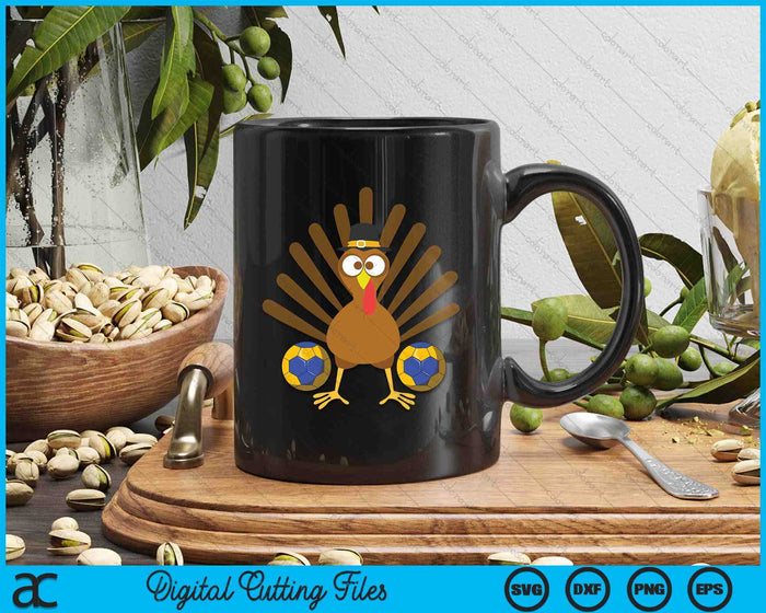 Handball Turkey Thanksgiving SVG PNG Digital Cutting Files