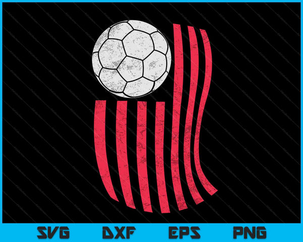 Handball USA American flag vintage 4th of July SVG cut file