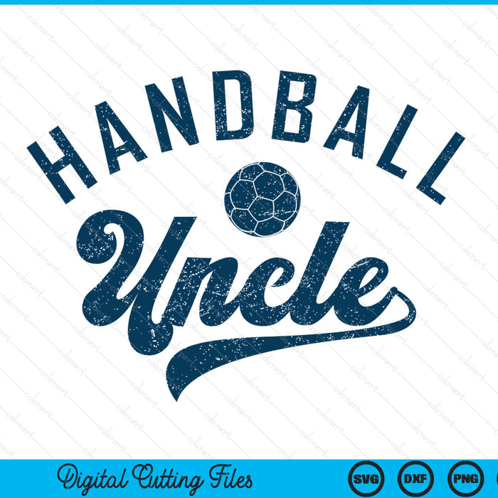 Handball uncle SVG cut file