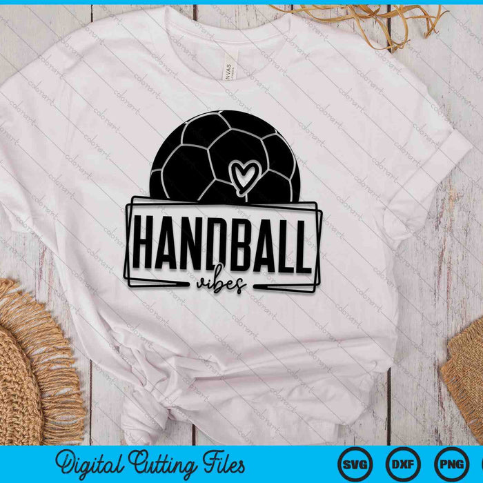 Handball Vibes Game Day Sports SVG PNG Digital Printable Files