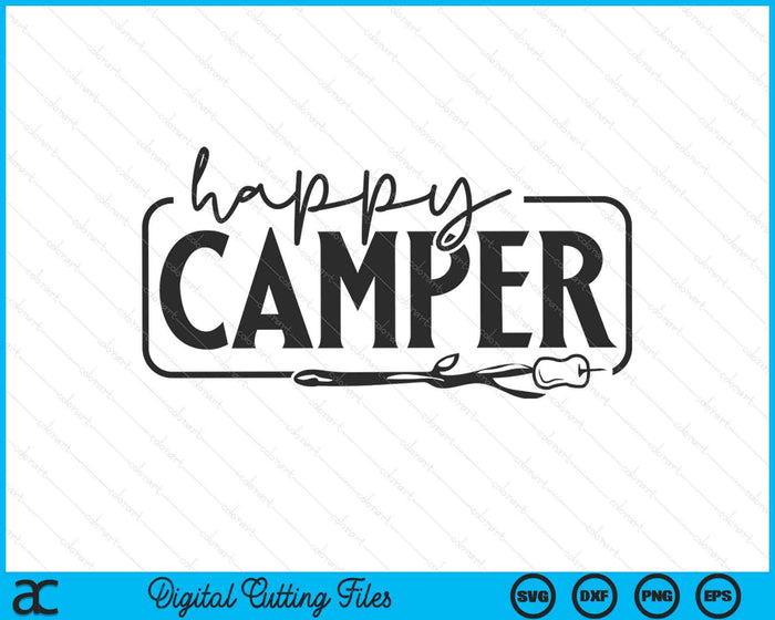 Happy Camper Marshmallow Camp SVG PNG Digital Printable Files