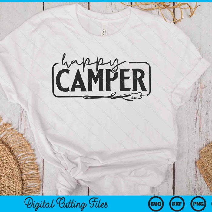 Happy Camper Marshmallow Camp SVG PNG Digital Printable Files