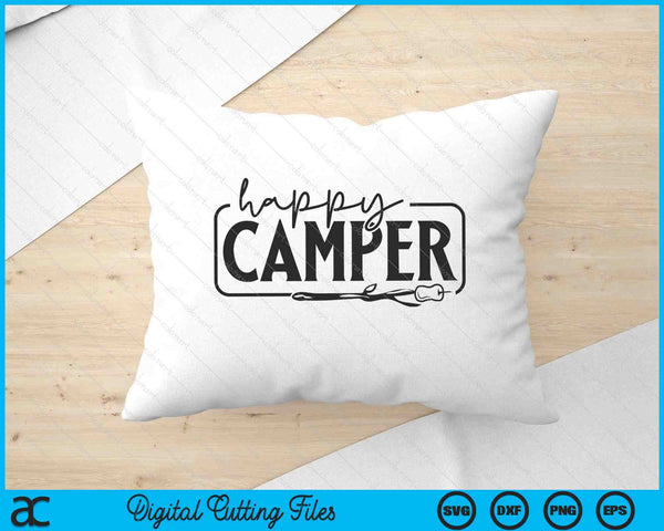 Happy Camper Marshmallow Camp SVG PNG Digital Printable Files