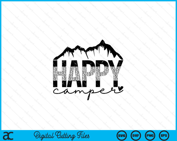 Happy Camper Vacation Adventure Camping SVG PNG Digital Printable Files