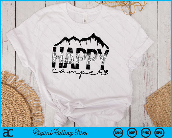 Happy Camper Vacation Adventure Camping SVG PNG Digital Printable Files