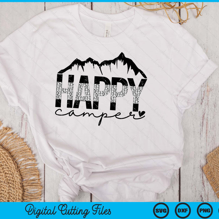 Happy Camper Vacation Adventure Camping SVG PNG Digital Printable Files