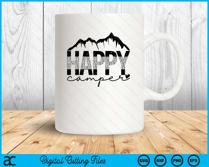 Happy Camper Vacation Adventure Camping SVG PNG Digital Printable Files