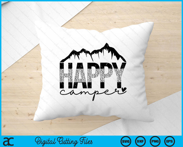 Happy Camper Vacation Adventure Camping SVG PNG Digital Printable Files