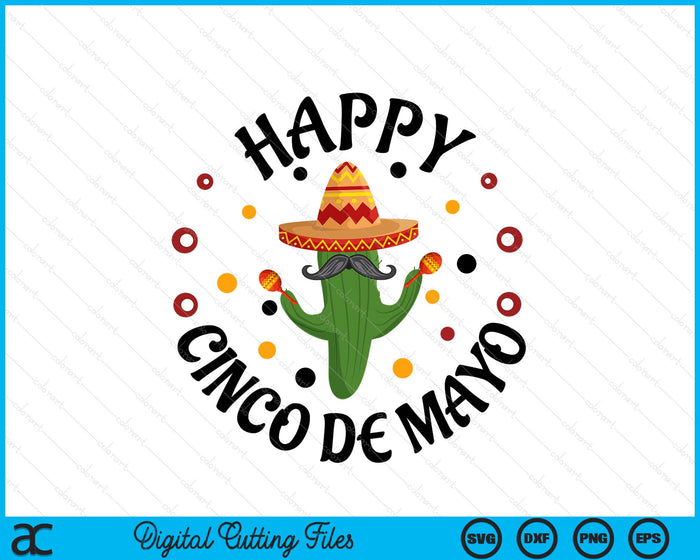 Let's Fiesta Cinco De Mayo Mexican SVG PNG Digital Printable Files