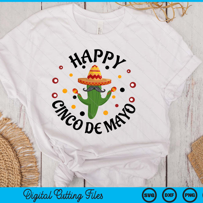 Let's Fiesta Cinco De Mayo Mexican SVG PNG Digital Printable Files