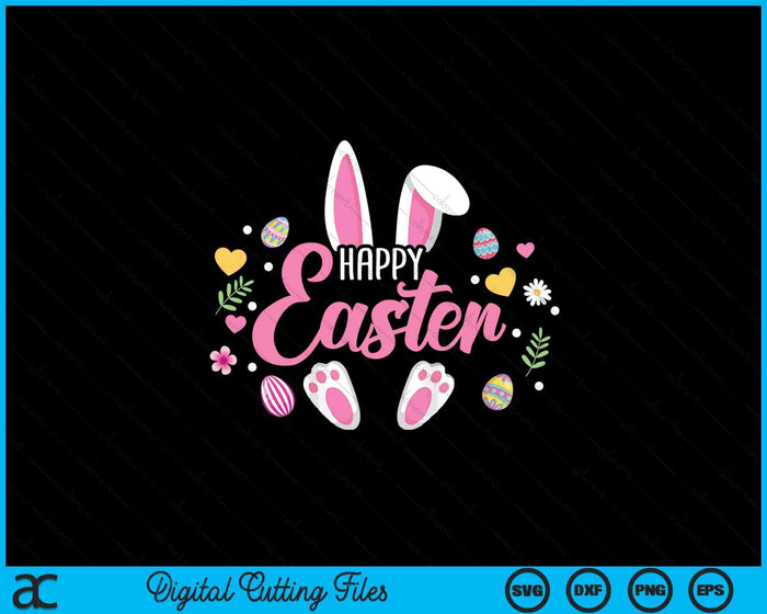 Happy Easter Bunny Easter Egg Hunt Squad Easter SVG PNG Digital Printable Files