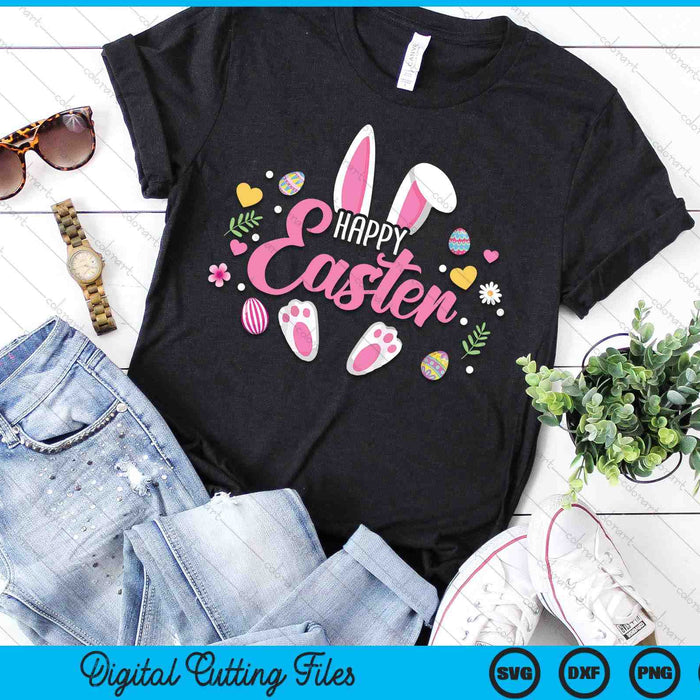 Happy Easter Bunny Easter Egg Hunt Squad Easter SVG PNG Digital Printable Files