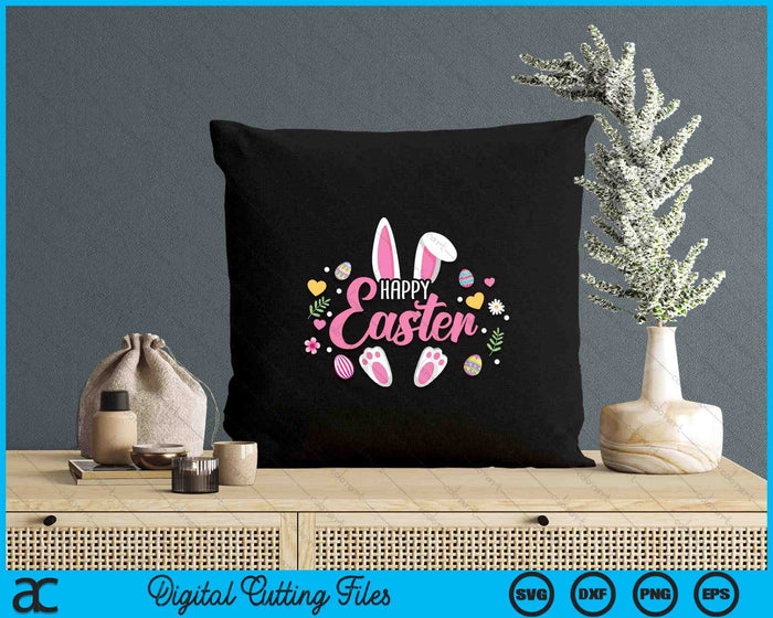 Happy Easter Bunny Easter Egg Hunt Squad Easter SVG PNG Digital Printable Files