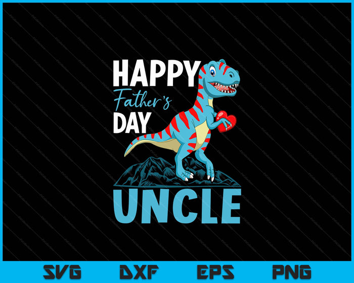 Happy Father's Day oom Dino T-rex SVG PNG digitale snijbestanden