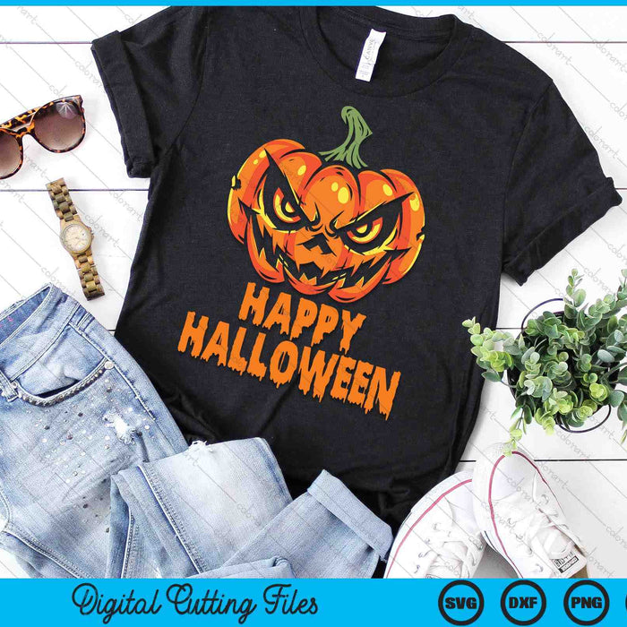 Happy Halloween For Men And Women Pumpkin Halloween SVG PNG Digital Cutting Files