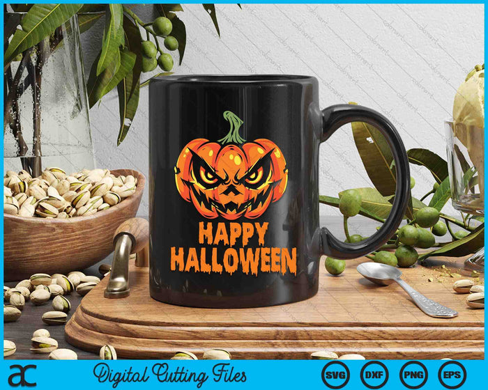 Happy Halloween For Men And Women Pumpkin Halloween SVG PNG Digital Cutting Files