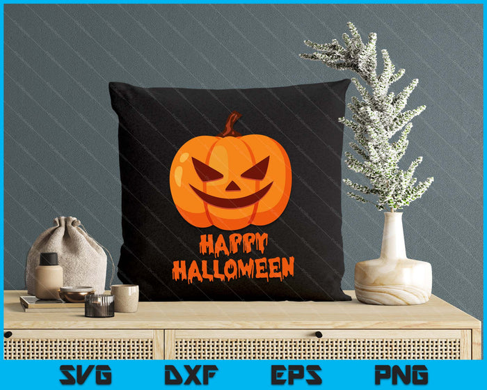 Happy Halloween For Men And Women Pumpkin SVG PNG Digital Cutting File